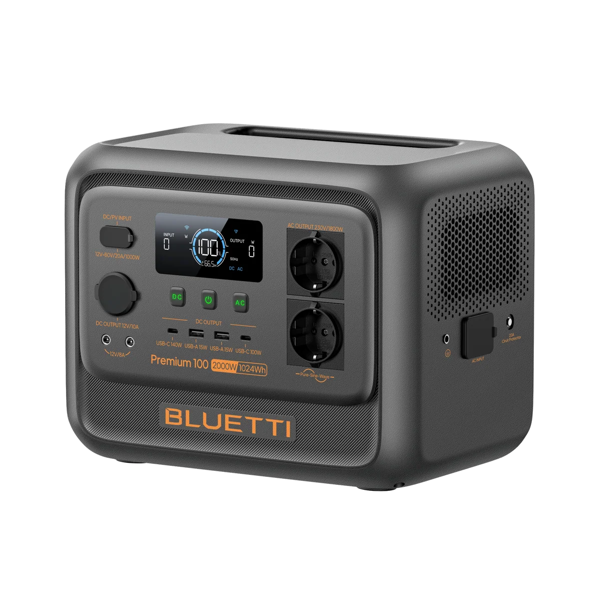 Bluetti Premium 100 V2 2000W 1024Wh Portable Power Station