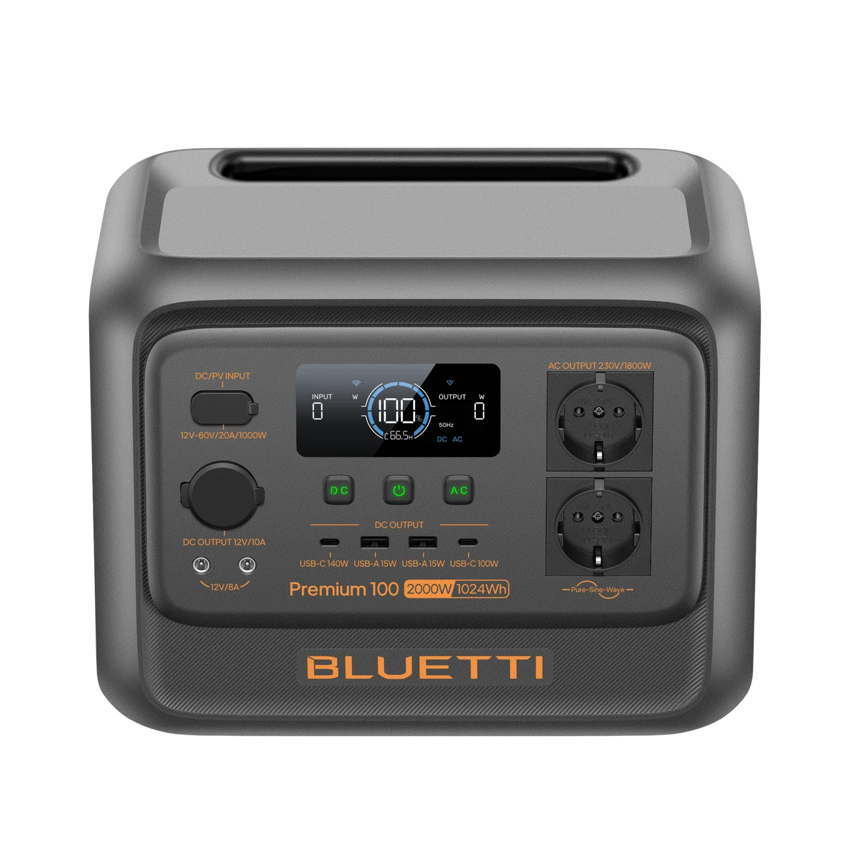 Bluetti Premium 100 V2 2000W 1024Wh Portable Power Station
