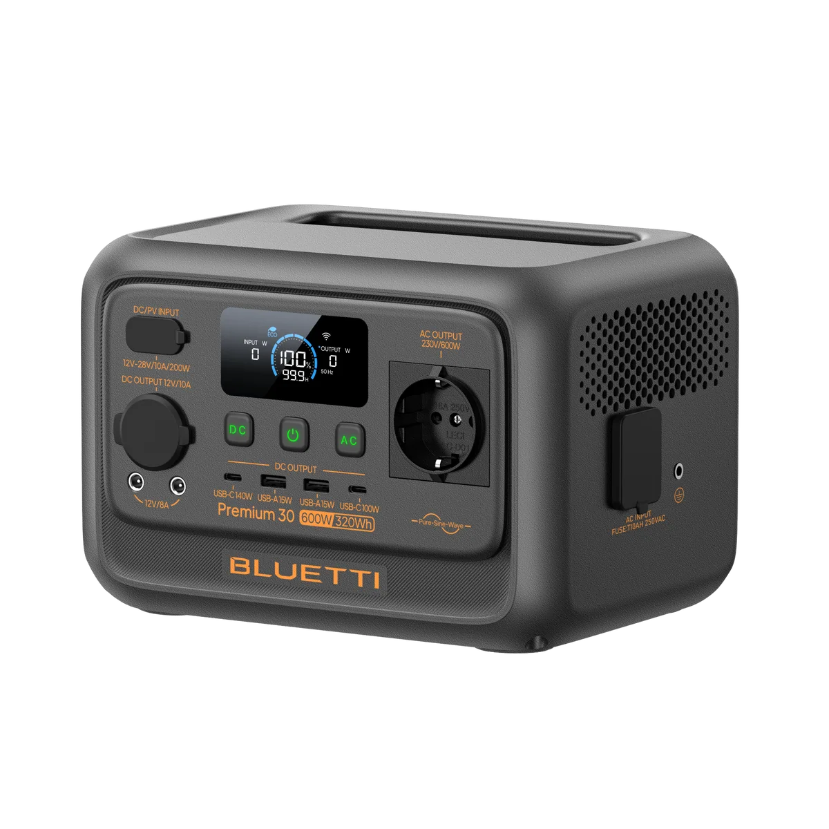 Bluetti Premium 30 V2 600W 320Wh Portable Power Station