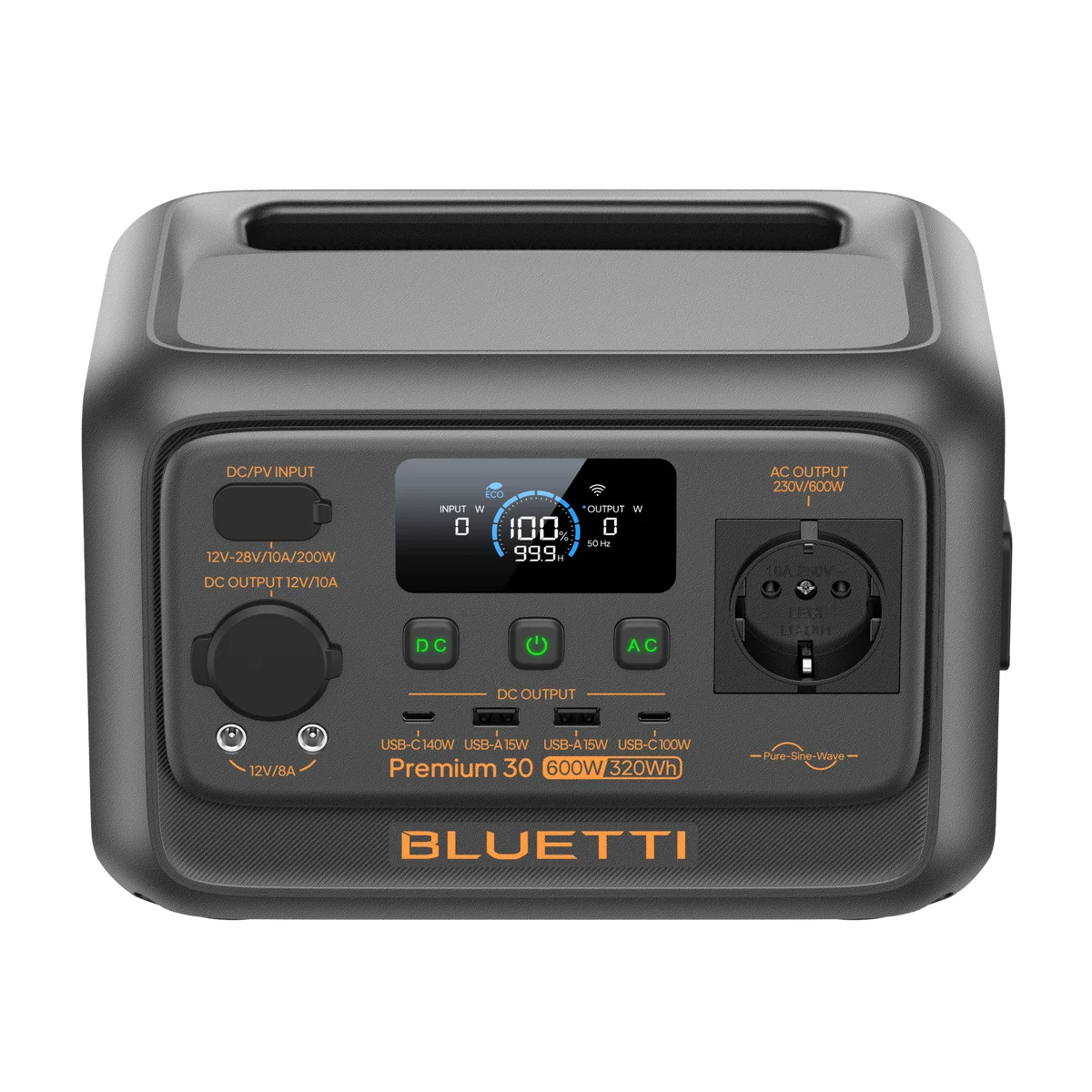 Bluetti Premium 30 V2 600W 320Wh Portable Power Station