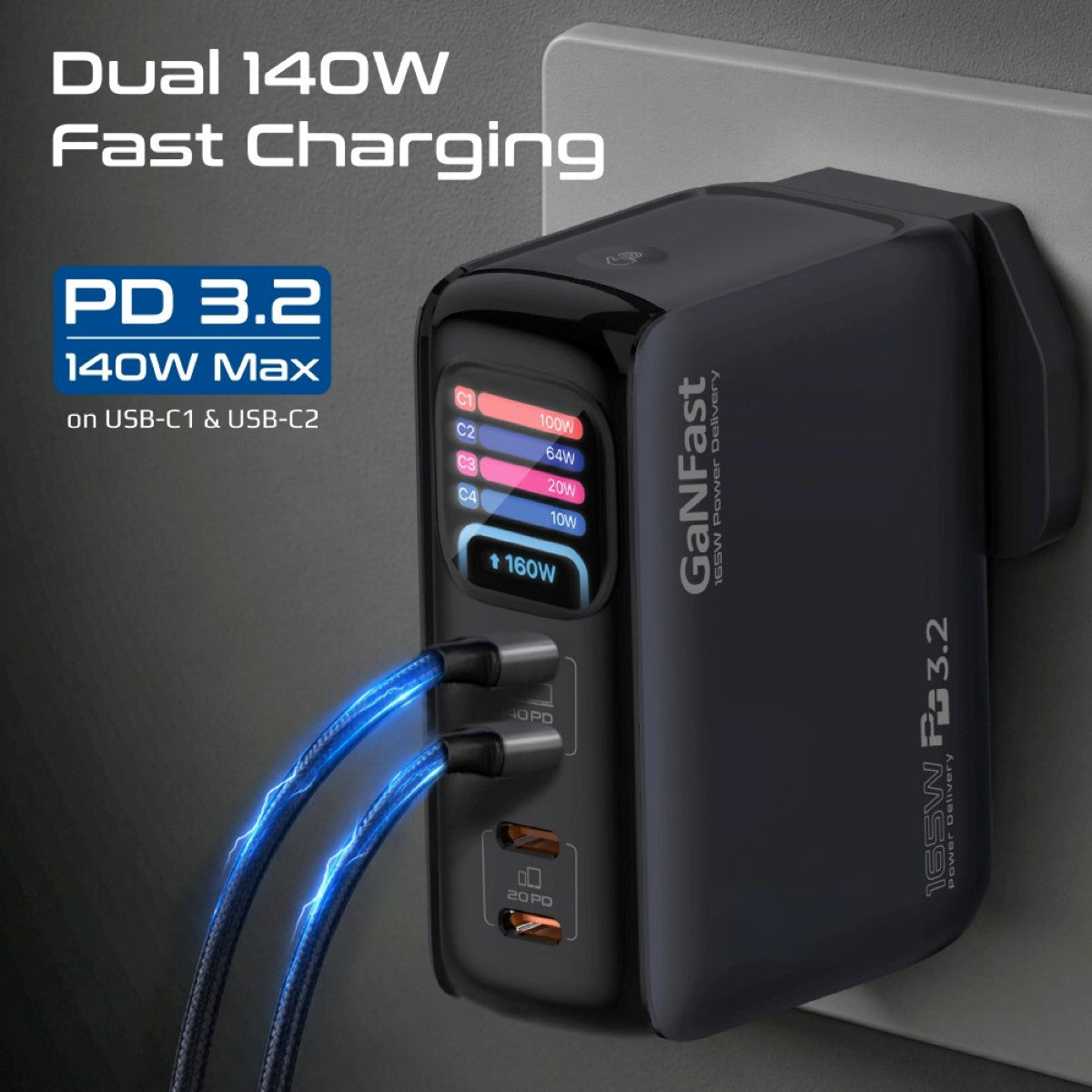 Promate Prime-165 TFT power display