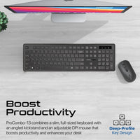 Promate ProCombo 13 Slim Wireless Keyboard Set