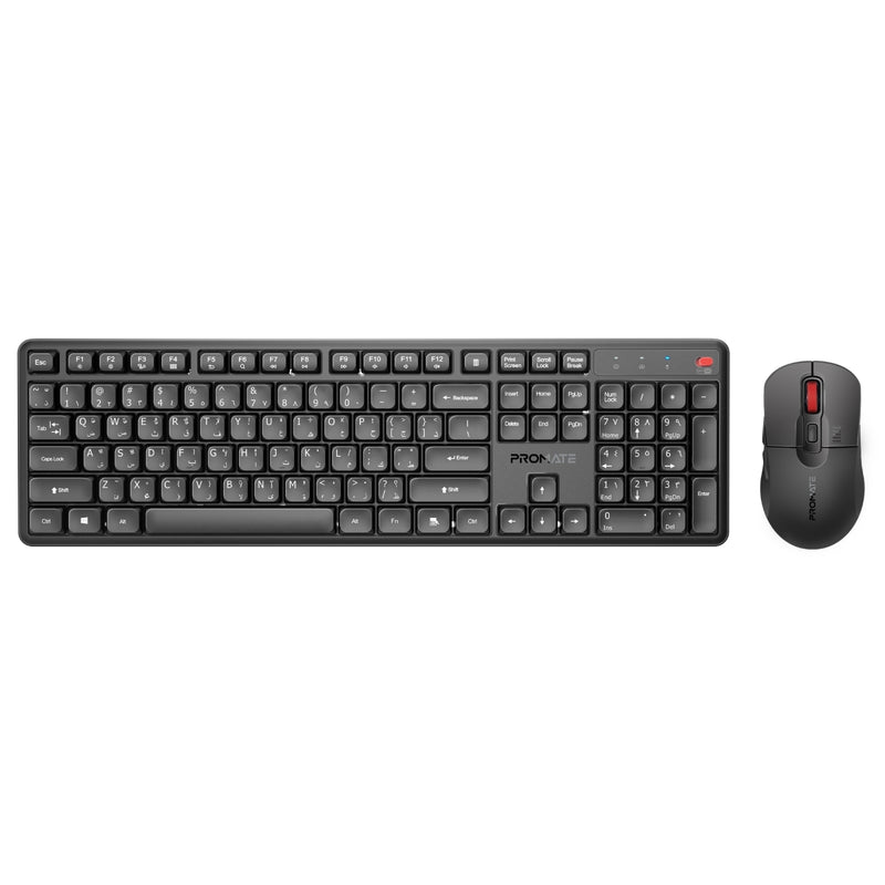 Promate ProCombo 15 Wireless Keyboard and Mouse
