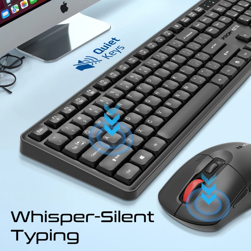 Promate ProCombo 15 Wireless Keyboard and Mouse
