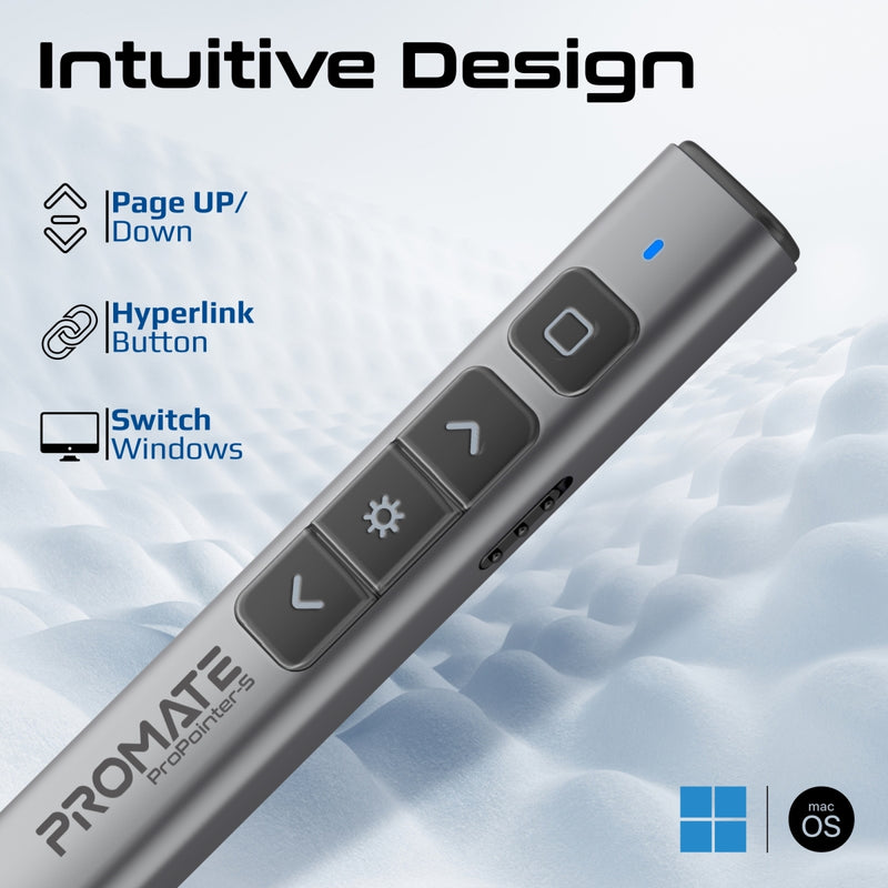Promate ProPointer S Wireless Presenter with Stylus