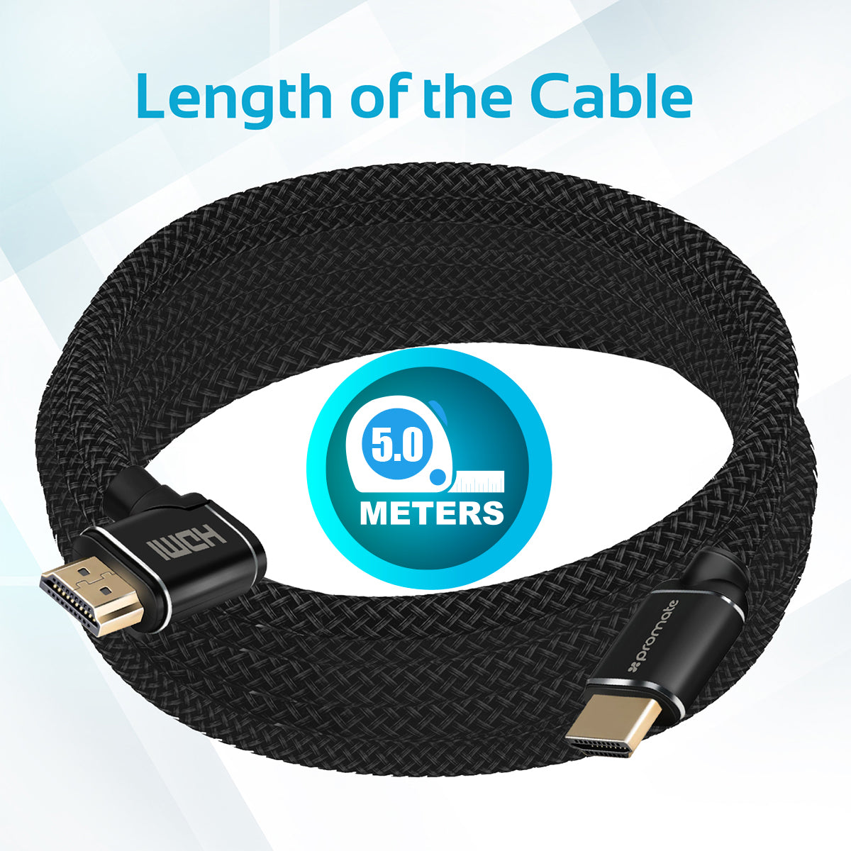 Promate proLink4K1 Right Angle 4K HDMI Cable