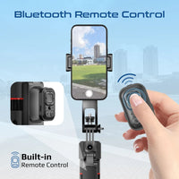 Promate TriPop-Ai+ AI Face Tracking Selfie Stick & Smart Tripod