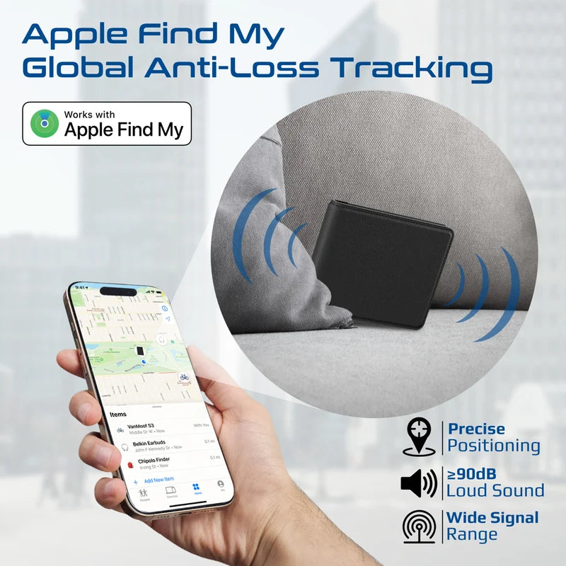 Promate ProWallet RFID Wallet with Smart Tracking