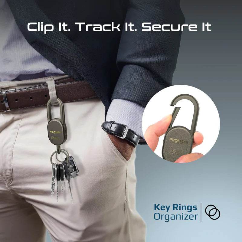 Promate TagChain Smart Carabiner Keychain Tracker