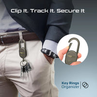 Promate TagChain Smart Carabiner Keychain Tracker