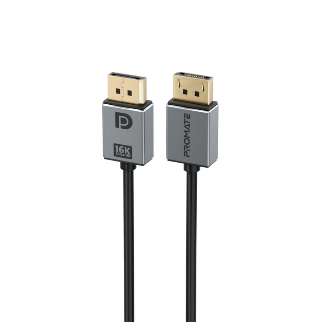 Promate DPLink-16K DisplayPort 2.0 16K@60Hz Cable 2M