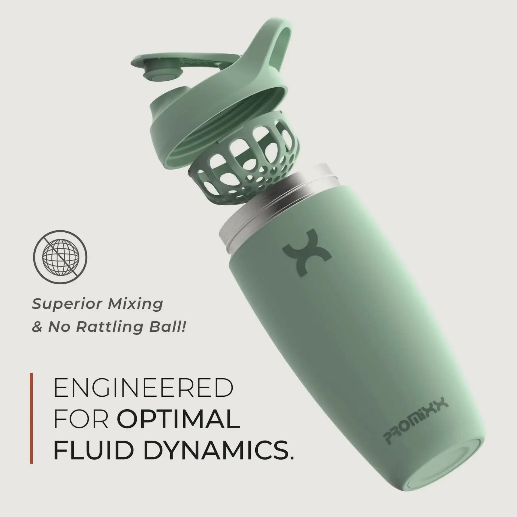 Promixx Pursuit Insulated Shaker – 550ml - Protein Mixer - Pro Sports | Shop online in Kuwait