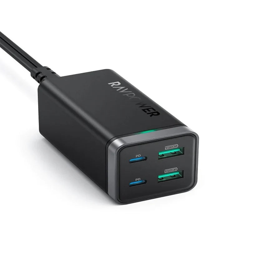 RAVPower RP-PC136 PD Pioneer 65W 4-Port Wall Charger
