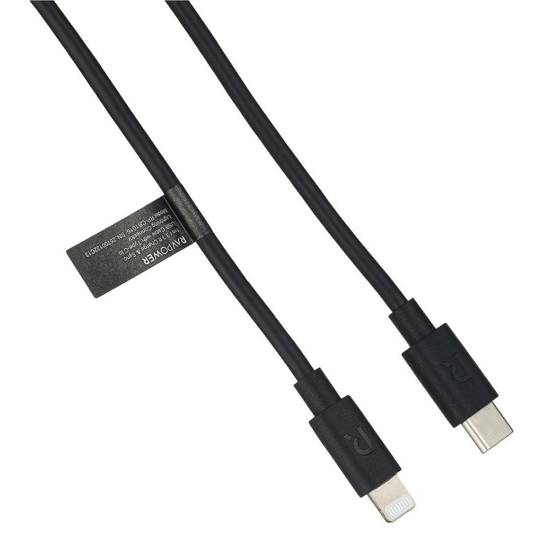 RAVPower USB-C to Lightning Charging Cable – 1m, 1.2m & 2m