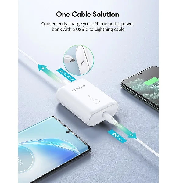 RAVPower RP-PB206 10000mAh 18W PD MFi Power Bank