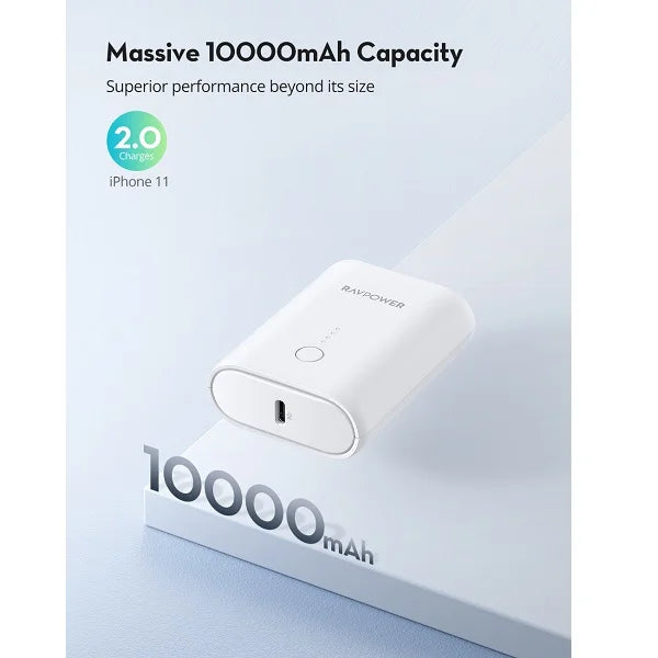 RAVPower RP-PB206 10000mAh 18W PD MFi Power Bank