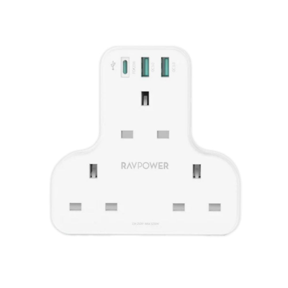 RAVPower Pioneer 20W 3-Port Travel Charger