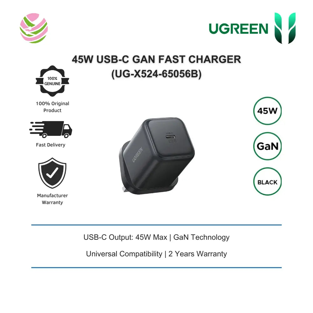 Ugreen X524 45W 3 Port USB C Charger