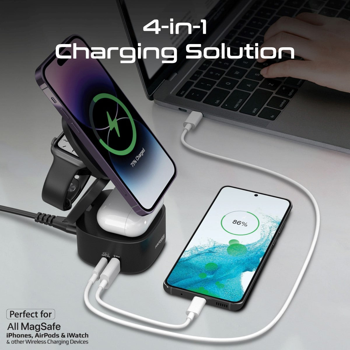Promate Rubix-65W folded travel form