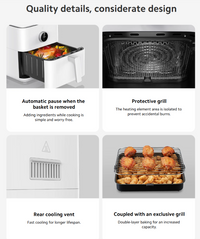 Xiaomi 1800W Smart Air Fryer 6.5L