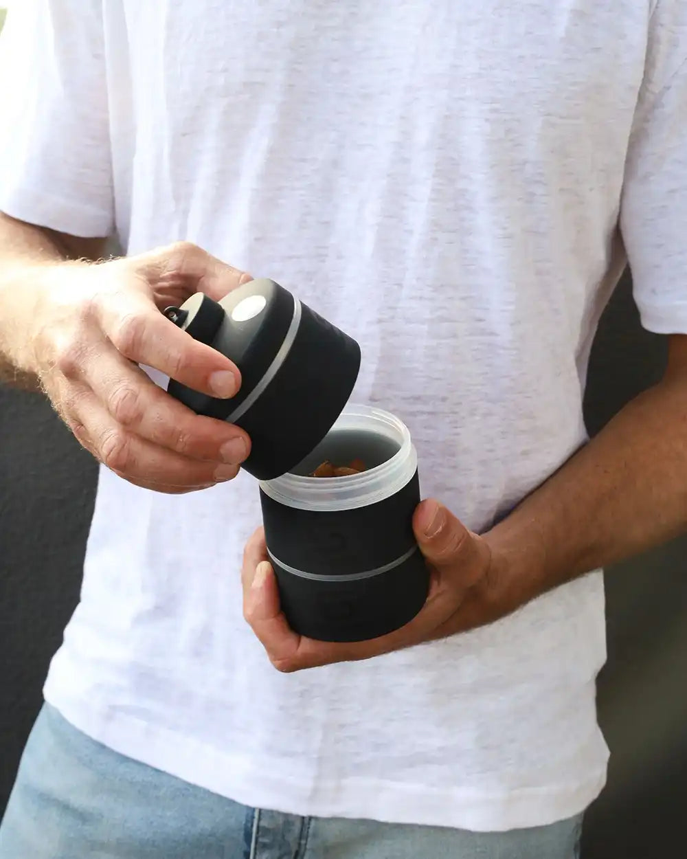 ShakeSphere Stackable Storage 85 g - Frosted - Protein Storage - Pro Sports | Shop online in Kuwait
