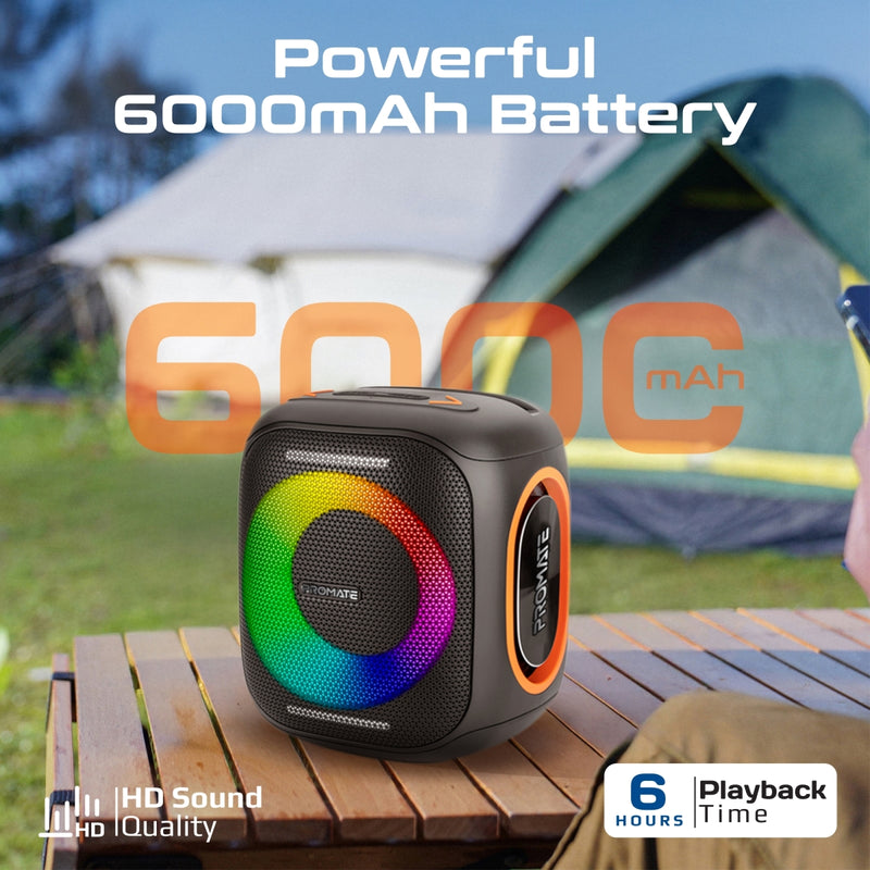 Promate Strike 40 40W True Wireless RGB Speaker