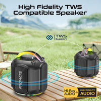 Promate Strike 80 80W True Wireless RGB Speaker