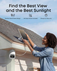 EufyCam C37 2-Cam Kit 2K Solar Security Camera