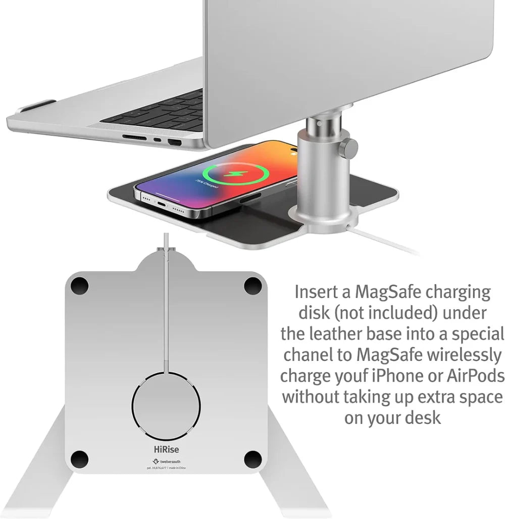 TWELVE SOUTH HiRise Adjustable Stand for MacBook – Silver