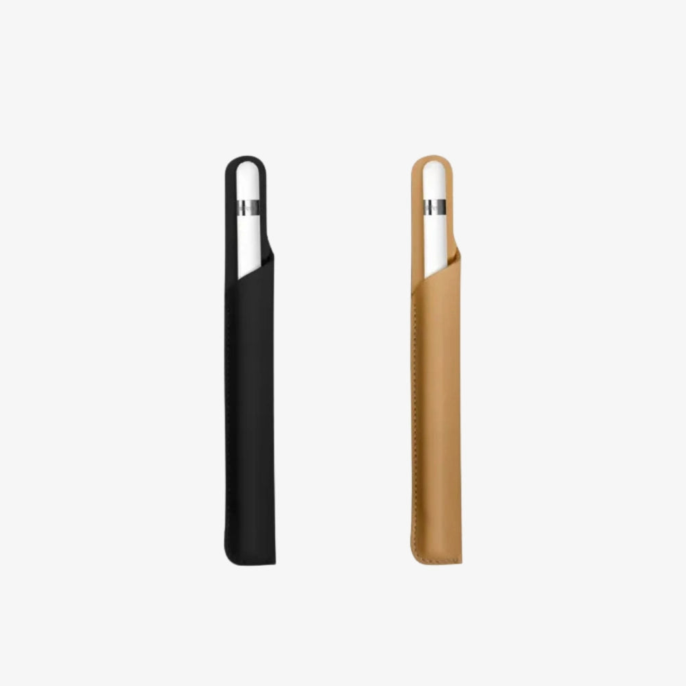TWELVE SOUTH PencilSnap Magnetic Leather Case for Apple Pencil – Camel / Black