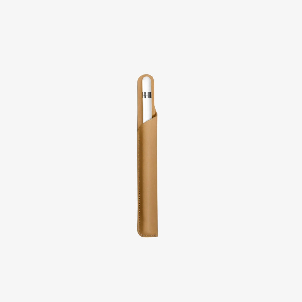 TWELVE SOUTH PencilSnap Magnetic Leather Case for Apple Pencil – Camel / Black
