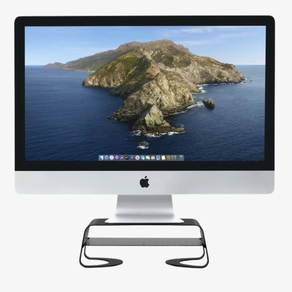 TWELVE SOUTH Curve Riser for iMac and Other Monitors – Black
