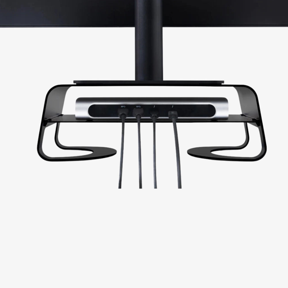 TWELVE SOUTH Curve Riser for iMac and Other Monitors – Black