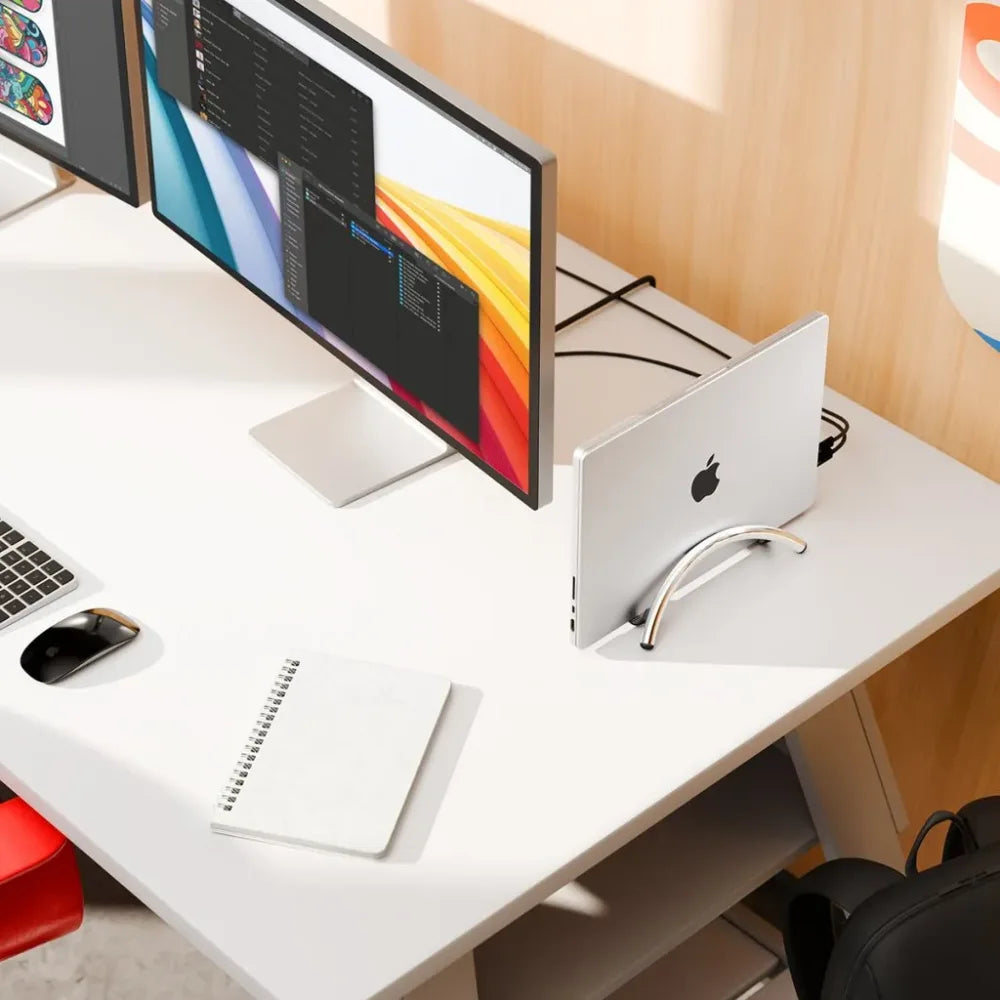 Twelve South BookArc Flex Vertical Laptop Stand – White / Chrome