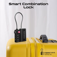 Promate TagLock TSA Luggage Lock with Tracking