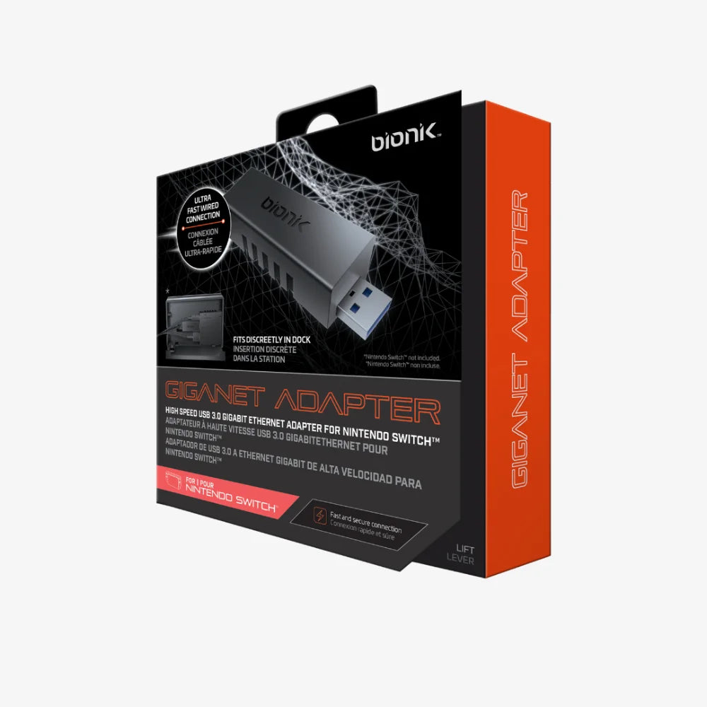 Bionik Giganet Adapter for Nintendo Switch®