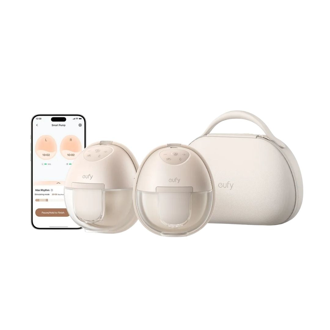 eufy S1 Pro Wearable Heated Breast Pump with Charging Case