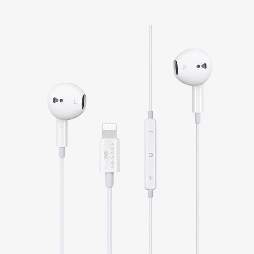 Engage MFI Apple Lightning Wired Earphone