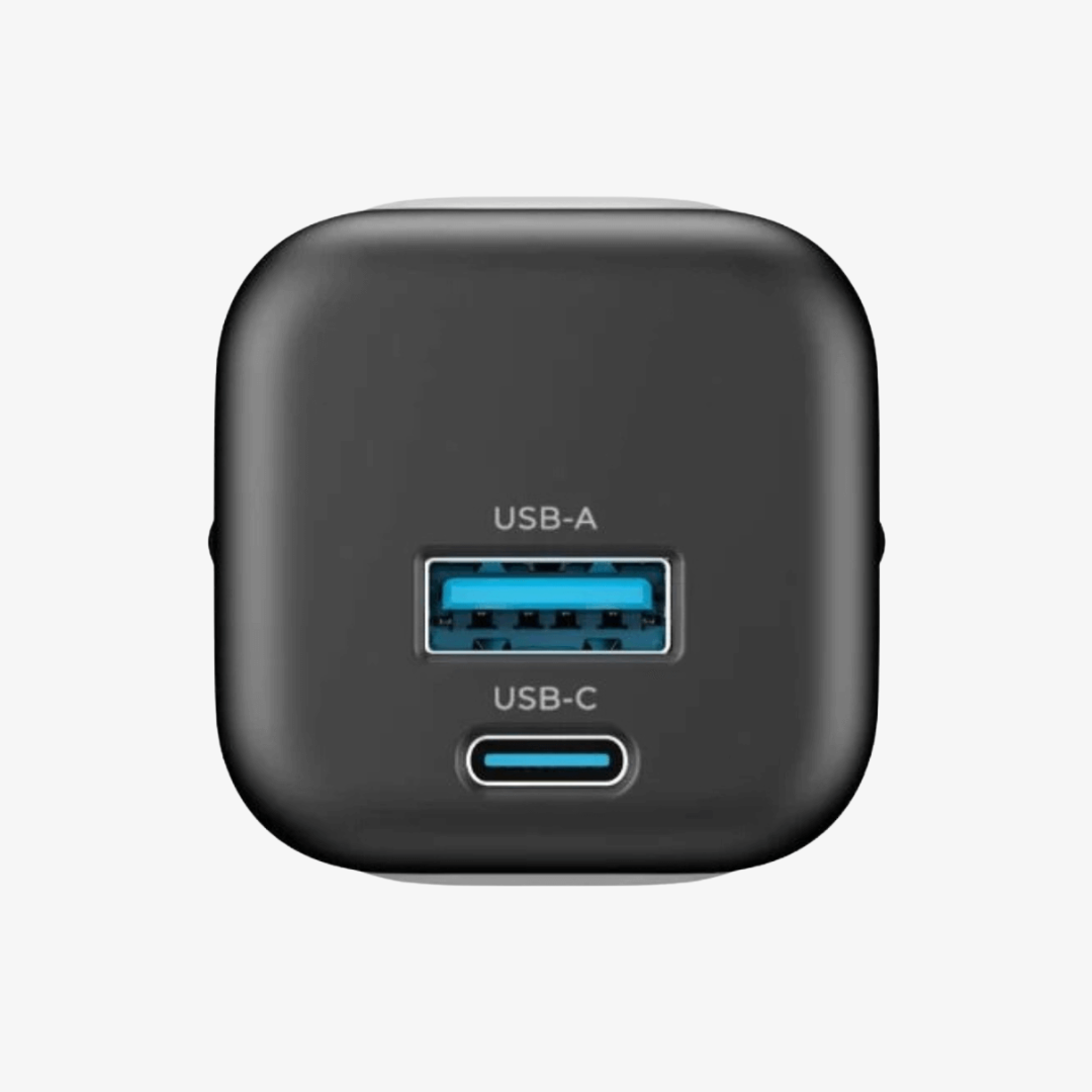 HAVIT 20W Dual-Port USB Wall Charger – Black + Grey (UK Plug)