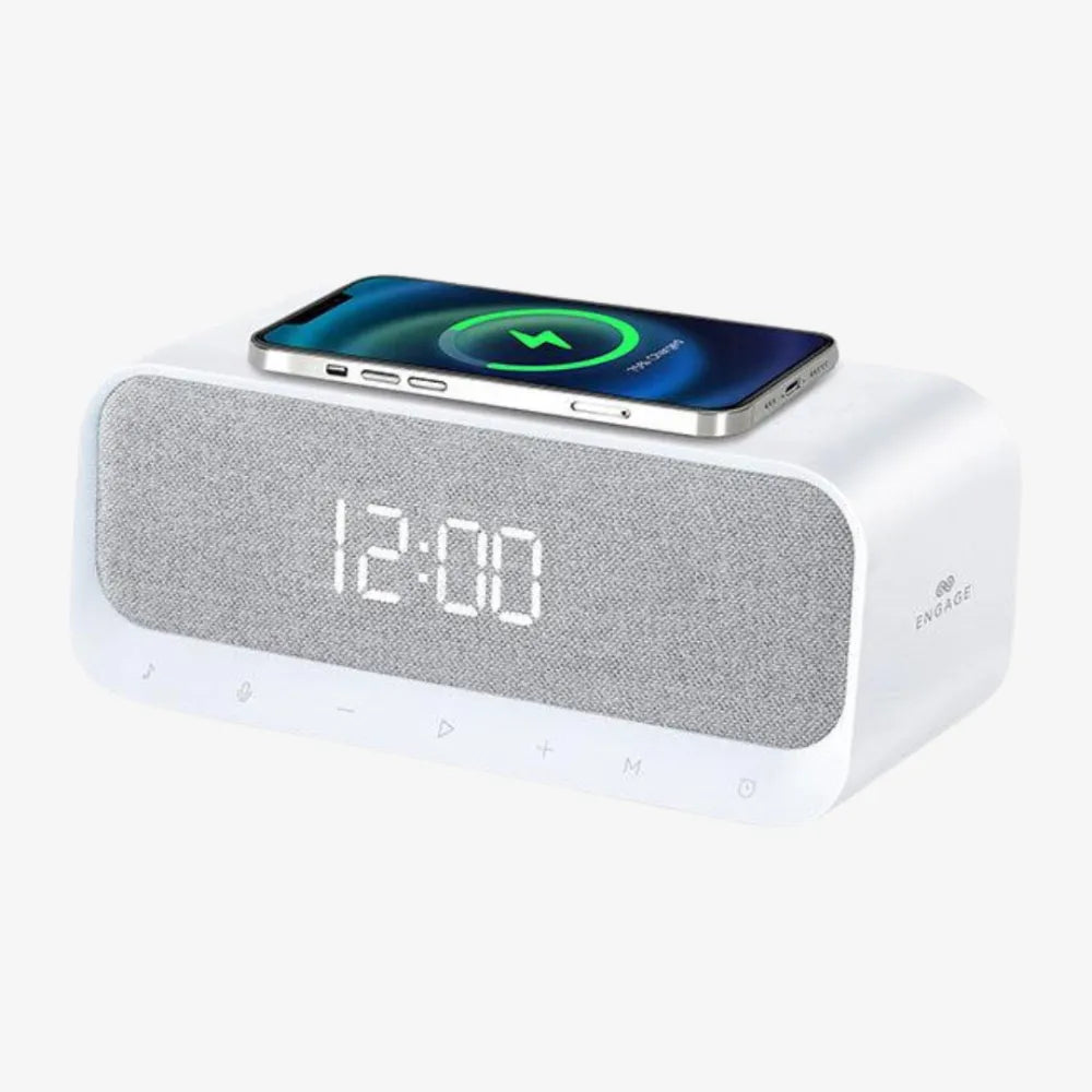 Engage Multifunctional Bluetooth Speaker Digital Alarm Clock
