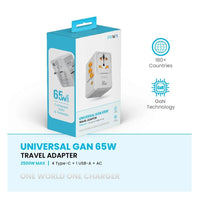 Pawa Universal GaN 65W Travel Adapter