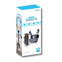 Pawa PW-SLST6015 Travel Vlogging Kit with Microphone & Selfie Stick