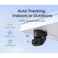 eufy Wired Cam C31 Smart Pan-Tilt Security Camera