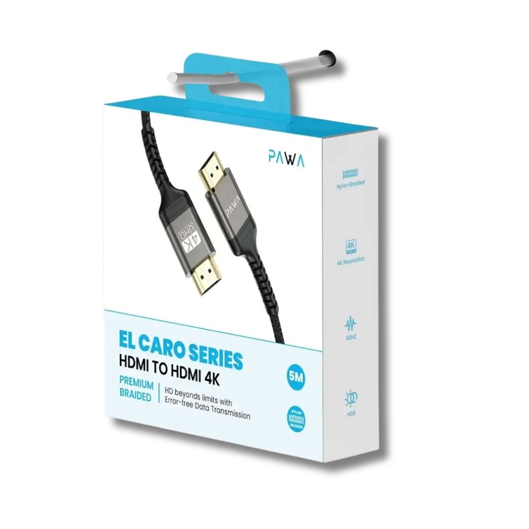 Pawa El-Caro Series Braided 4K HDMI Cable