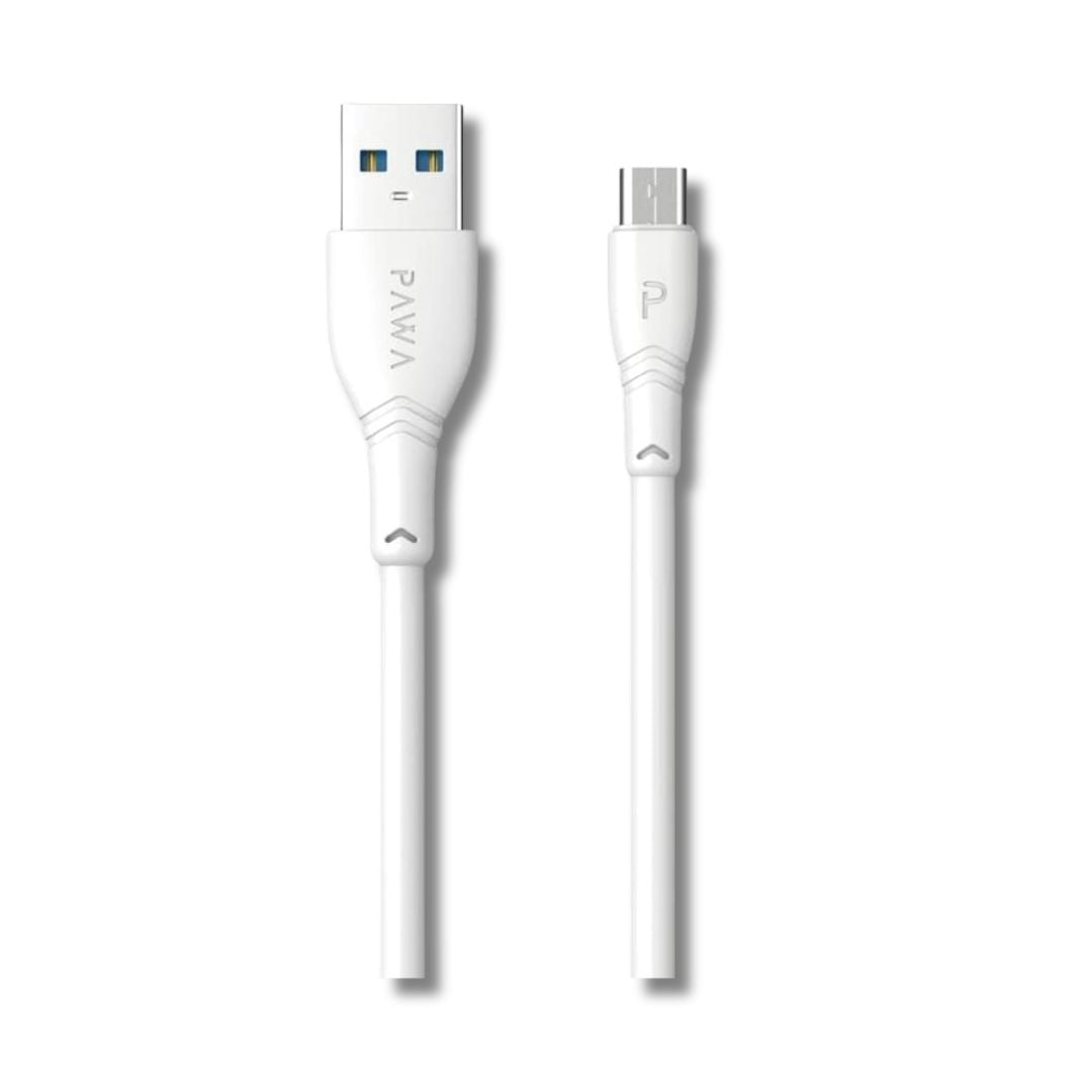 Pawa PW-12PVCATOM 2.4A Quick Charging Micro USB PVC Cable 1.2M