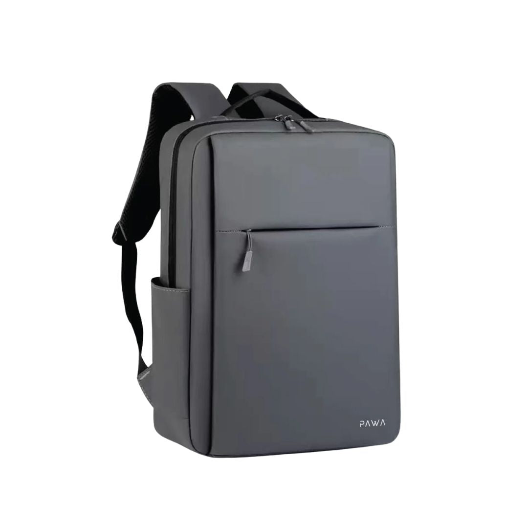 Pawa PW-BKPKLP10-GY Laptop Backpack with Trolley Holder 17-Inch