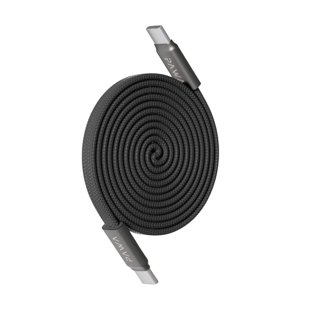 Pawa IgniteSync Braided Magnetic Type-C to Type-C 240W Cable 1M