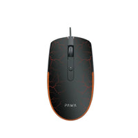 Pawa PW-MWGMRGB7-BK Wired Gaming Mouse With 1600DPI - Black