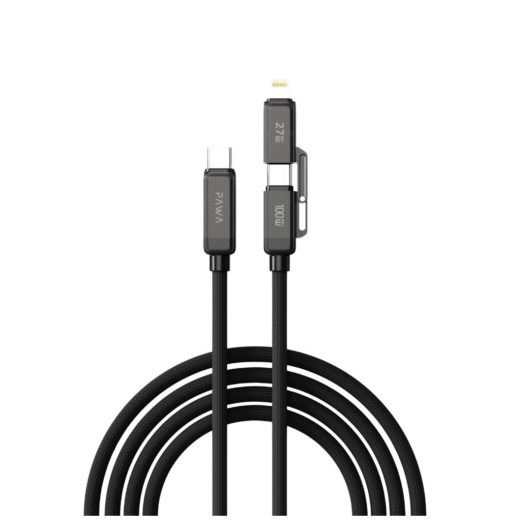 Pawa DualPulse 2-in-1 Braided Cable 100W 1.2M