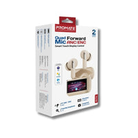 Promate Arix HD ANC Smart Display TWS Earbuds